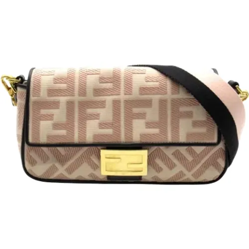 Pre-owned Cross Body Bags, female, , Size: ONE SIZE Pre-owned Canvas fendi-bags - Fendi Vintage - Modalova