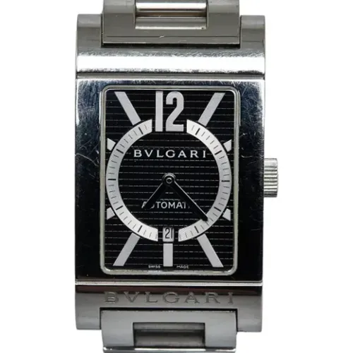 Pre-owned Watches, male, , Size: ONE SIZE Pre-owned Stainless Steel watches - Bvlgari Vintage - Modalova