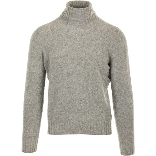 Turtlenecks, male, , Size: M Cyclist Sweaters Grey - Gran Sasso - Modalova