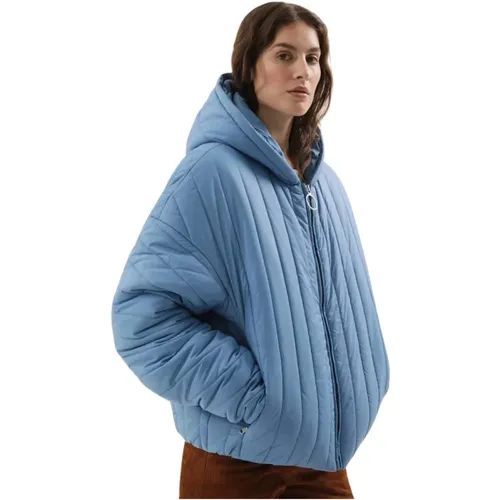 Winter Jackets, female, , Size: M Puffer Cropped Jacket - 1989 Studio - Modalova