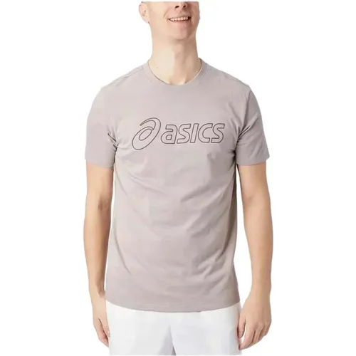 T-Shirt , Herren, Größe: S - ASICS - Modalova