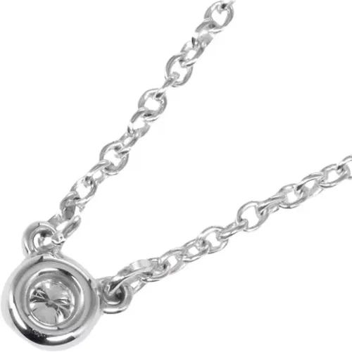 Pre-owned Jewellery, female, , Size: ONE SIZE Pre-owned Silver necklaces - Tiffany & Co. Pre-owned - Modalova