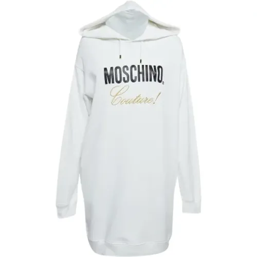 Pre-owned Cotton dresses , female, Sizes: M - Moschino Pre-Owned - Modalova