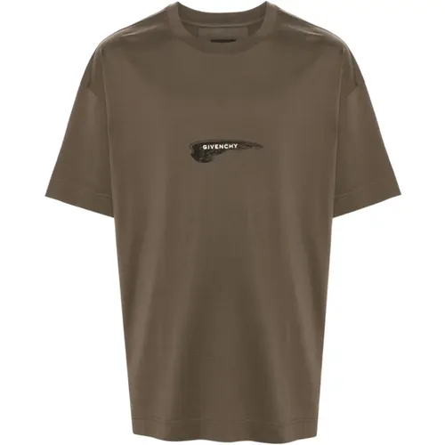 Military Logo T-Shirt , male, Sizes: L, M, XS, S, XL - Givenchy - Modalova