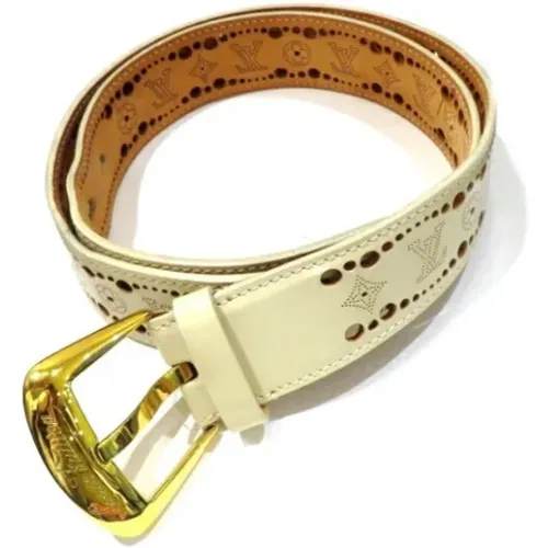 Pre-owned Belts, male, , Size: ONE SIZE Pre-owned Fabric belts - Louis Vuitton Vintage - Modalova