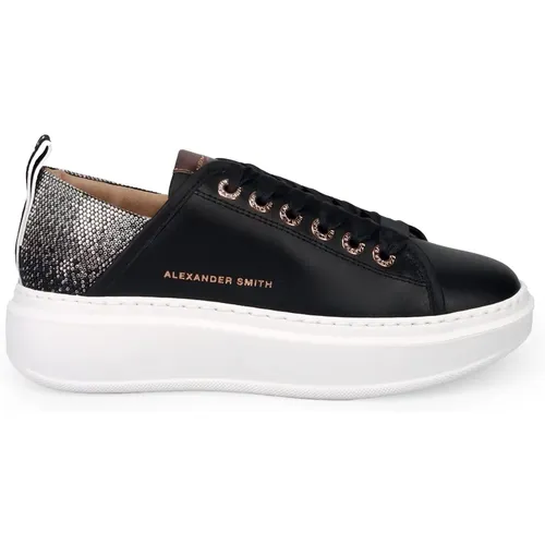 Wembley Leather Sneakers , female, Sizes: 4 UK, 7 UK, 5 UK, 3 UK, 6 UK - Alexander Smith - Modalova