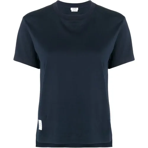 Logo-Patch T-shirt and Polo , female, Sizes: 2XS - Thom Browne - Modalova