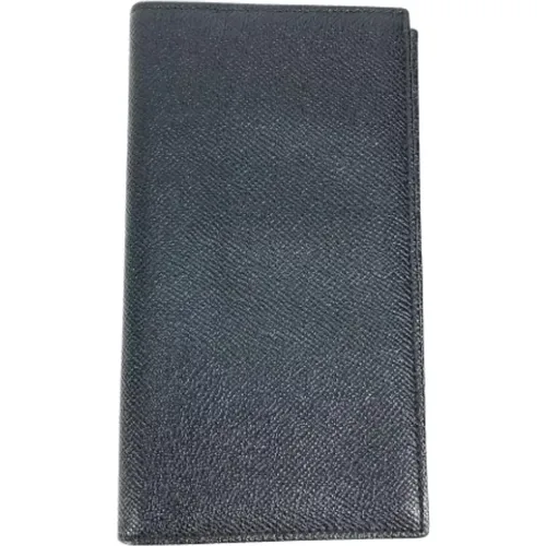 Pre-owned Wallets, male, , Size: ONE SIZE Pre-owned Leather wallets - Bvlgari Vintage - Modalova