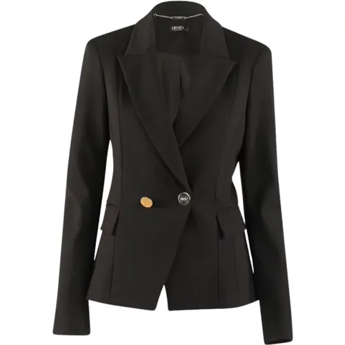 Milano Blazer with Jewel Chain , female, Sizes: XS - Liu Jo - Modalova