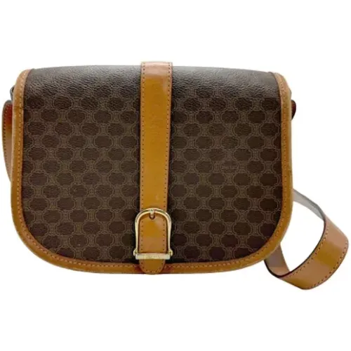 Pre-owned Cross Body Bags, female, , Size: ONE SIZE Pre-owned Canvas celine-bags - Celine Vintage - Modalova