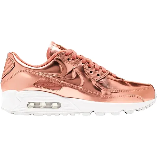 Rose Gold Metallic Limited Edition Sneakers , Damen, Größe: 36 EU - Nike - Modalova