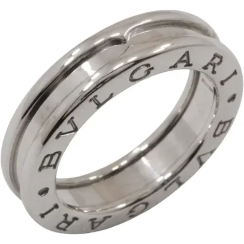 Pre-owned Jewellery, female, , Size: ONE SIZE Pre-owned Silver rings - Bvlgari Vintage - Modalova