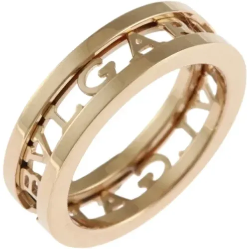 Pre-owned Jewellery, female, , Size: ONE SIZE Pre-owned Rose Gold rings - Bvlgari Vintage - Modalova