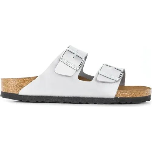 Silver Slippers for Women , female, Sizes: 6 UK, 7 UK, 4 UK, 5 UK, 3 UK - Birkenstock - Modalova