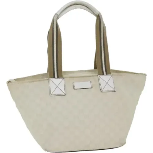 Pre-owned Tote Bags, female, , Size: ONE SIZE Pre-owned Canvas totes - Gucci Vintage - Modalova