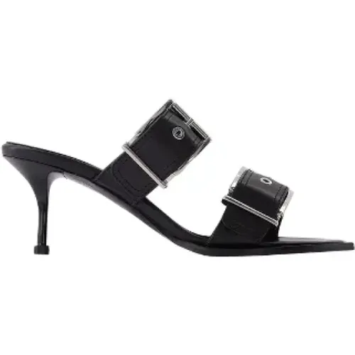 Pre-owned Leather heels , female, Sizes: 6 UK - Alexander McQueen Pre-owned - Modalova