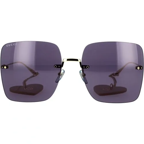 Vintage Oversized Quadratische Sonnenbrille,Stylische Sonnenbrille Gg1147S - Gucci - Modalova