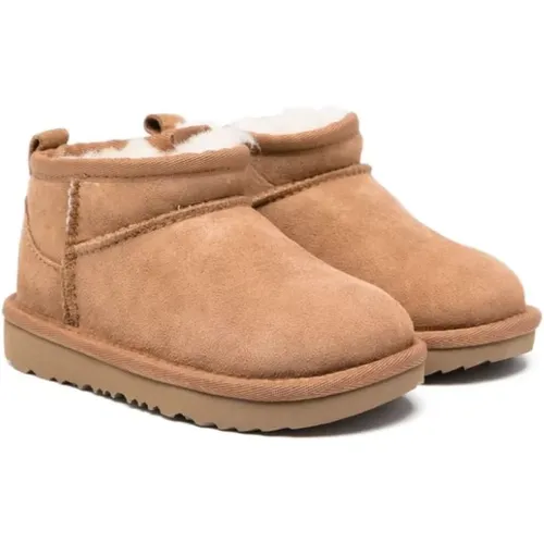 Braune Leder Stiefeletten UGG - Ugg - Modalova