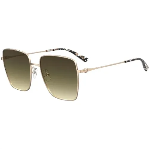 Pre-owned Metal sunglasses , female, Sizes: ONE SIZE - Moschino Pre-Owned - Modalova