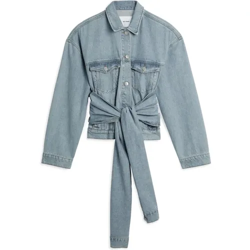 Denim Jacke , Damen, Größe: L - Axel Arigato - Modalova