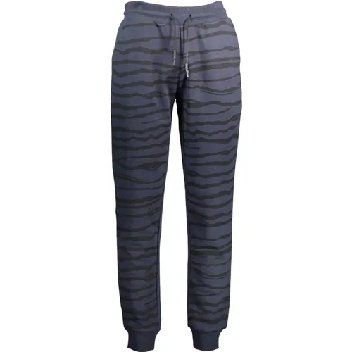 Cotton Sports Trousers with Contrasting Details , male, Sizes: 2XL, XL - Cavalli Class - Modalova