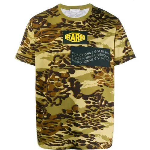 Stylisches T-Shirt mit Camouflage-Print für Männer - Givenchy - Modalova