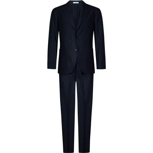 Single Breasted Suits, male, , Size: XL Pinstripe Suit Jacket - Boglioli - Modalova