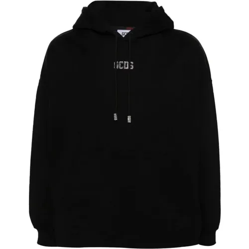 Schwarzer Bling Logo Hoodie,Sweatshirts Hoodies - Gcds - Modalova