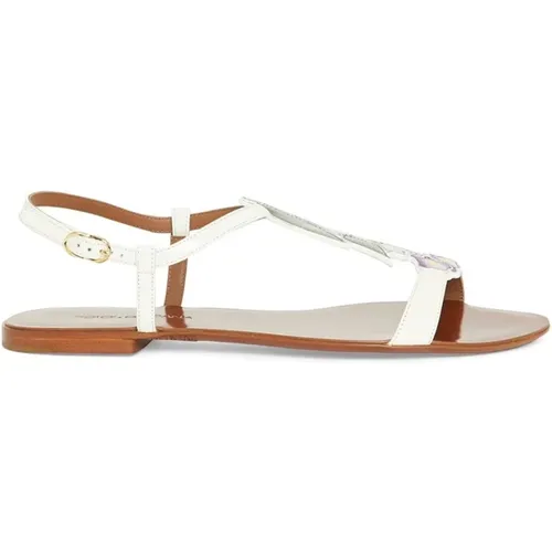 Women's Shoes Sandals White Ss22 , female, Sizes: 2 1/2 UK - Dolce & Gabbana - Modalova