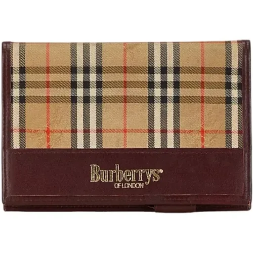 Pre-owned Accessories, female, , Size: ONE SIZE Pre-owned Canvas home-office - Burberry Vintage - Modalova