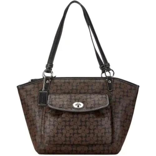 Pre-owned Tote Bags, female, , Size: ONE SIZE Pre-owned Leather shoulder-bags - Coach Pre-owned - Modalova