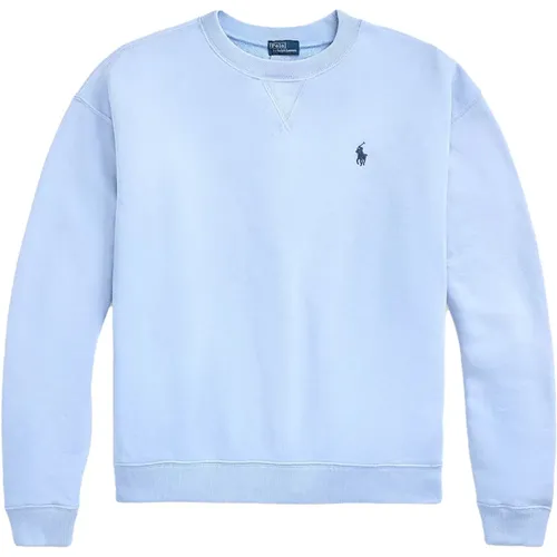 Klassischer Fleece Pullover , Damen, Größe: L - Ralph Lauren - Modalova