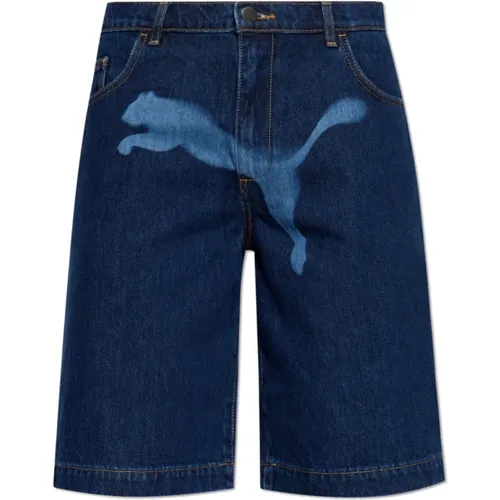Denim Shorts, male, , Size: W34 x A$Ap Rocky - Puma - Modalova