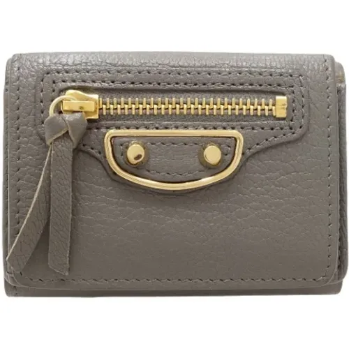 Pre-owned Wallets, female, , Size: ONE SIZE Pre-owned Leather wallets - Balenciaga Vintage - Modalova