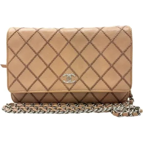 Pre-owned Cross Body Bags, female, , Size: ONE SIZE Pre-owned Leather wallets - Chanel Vintage - Modalova