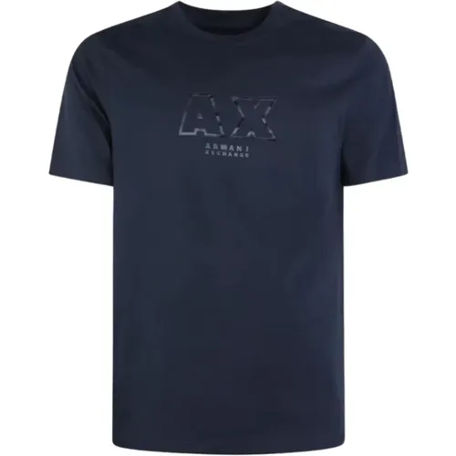 Basic T-Shirt , male, Sizes: XS, S, L, 2XL, M - Armani Exchange - Modalova