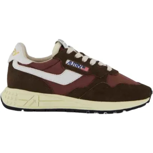 Retro Suede Nylon Low Sneakers , male, Sizes: 5 UK, 6 UK, 2 UK - Autry - Modalova