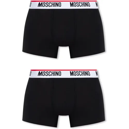 Boxers two-pack , male, Sizes: S, XS - Moschino - Modalova