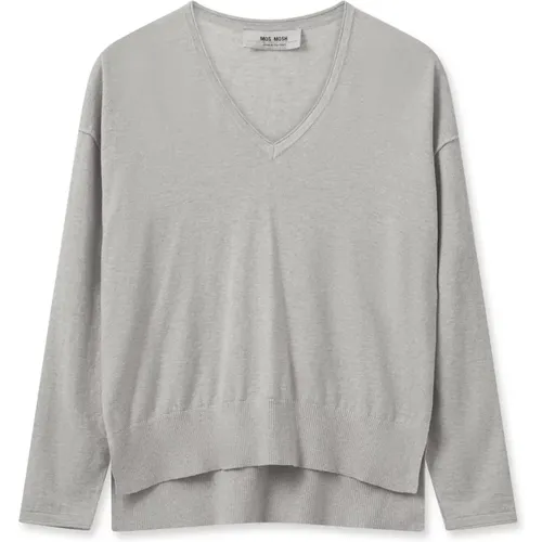 V-Neck Knit Strik 158970 Micro Chip , Damen, Größe: S - MOS MOSH - Modalova