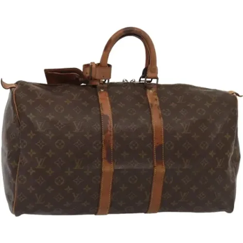 Pre-owned Canvas travel-bags , female, Sizes: ONE SIZE - Louis Vuitton Vintage - Modalova