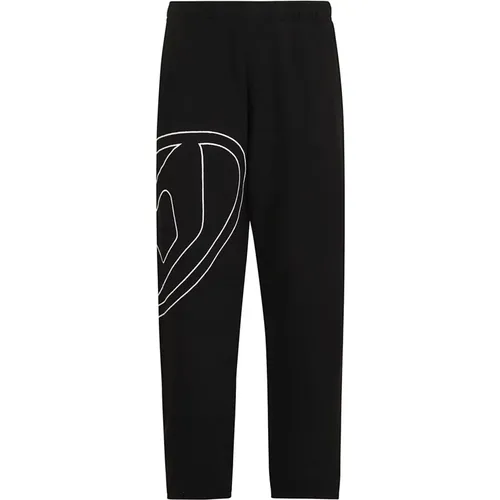 Sweatpants, male, , Size: S Stylish Sweatpants for Men - Diesel - Modalova