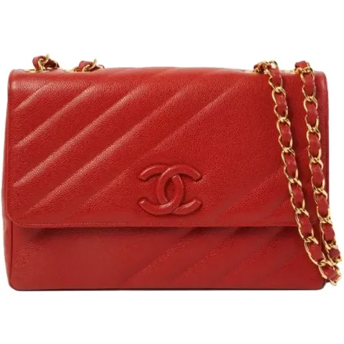 Pre-owned Leather chanel-bags , female, Sizes: ONE SIZE - Chanel Vintage - Modalova