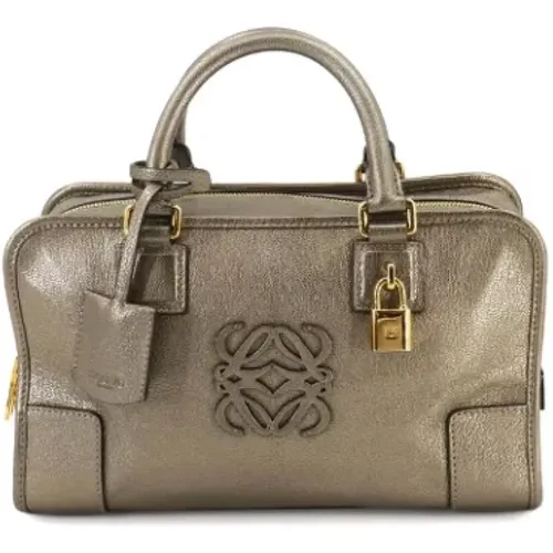 Pre-owned Leather handbags , female, Sizes: ONE SIZE - Loewe Pre-owned - Modalova