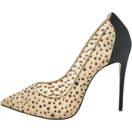 Pre-owned Mesh heels , female, Sizes: 5 UK - Christian Louboutin Pre-owned - Modalova