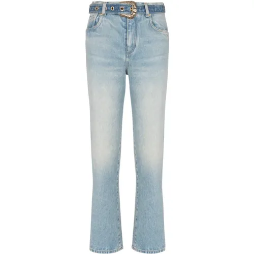 Klassische Jeans mit Gürtel - Balmain - Modalova
