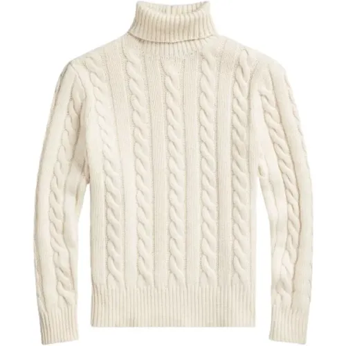 Chunky Knit Turtleneck Wool Cashmere Sweater , male, Sizes: S, M, L, XL - Polo Ralph Lauren - Modalova