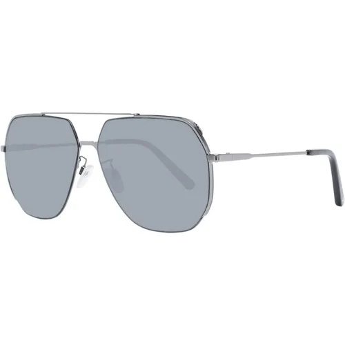 Gunmetal Aviator Sunglasses , male, Sizes: ONE SIZE - Bally - Modalova