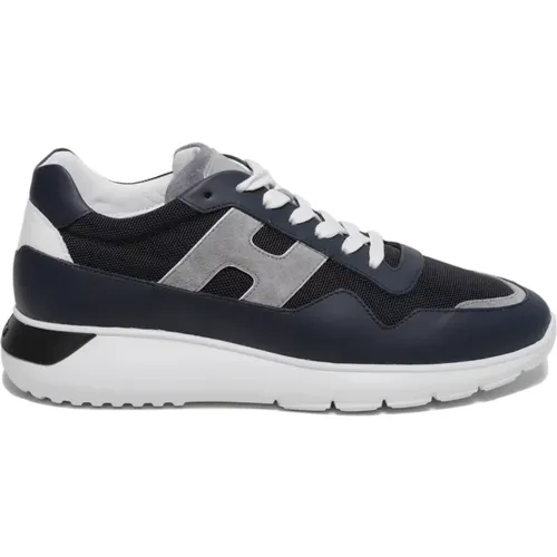 Blue Sneakers Interactive³ Style , male, Sizes: 5 UK - Hogan - Modalova