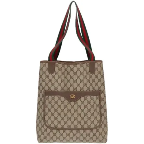 Pre-owned Tote Bags, female, , Size: ONE SIZE Pre-owned Canvas totes - Gucci Vintage - Modalova