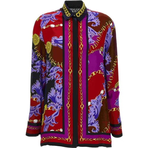 Shirts, female, , Size: 2XS Shirts - Versace Jeans Couture - Modalova